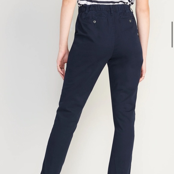 NWT OLD NAVY High-Waisted OGC Chino Pants Color: In The Navy - Picture 3 of 7